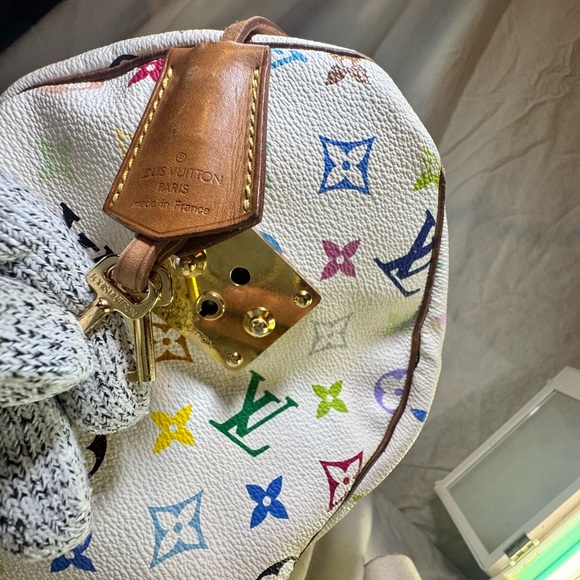 Louis Vuitton speedy multicolor takashi murakami bag - Picture 13 of 14